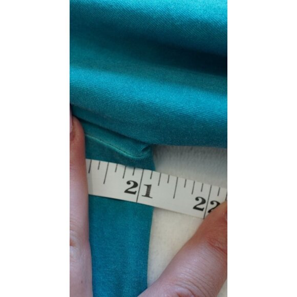 Soft Surroundings Teal Embroidered Beaded Tunic Dress Large‎ Boho Luxe - Picture 7 of 10